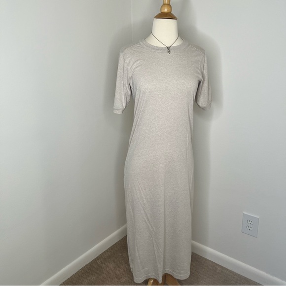 Madewell Mini Tee dress Light Beige midi length. Short sleeve Size XS - Picture 4 of 10